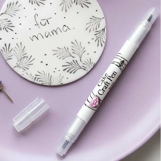 Marcador Negro Doble Punta - Punta Fina/tira linea Cake Craft Pen